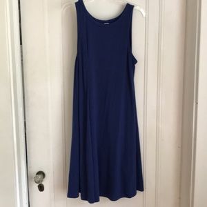 Blue old navy t shirt dress small